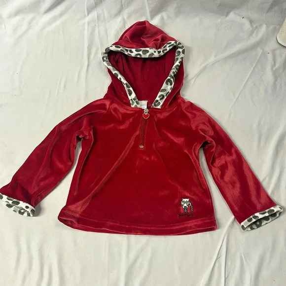 Gymboree - super soft velour pullover hoodie. Size 3 - Picture 1 of 4
